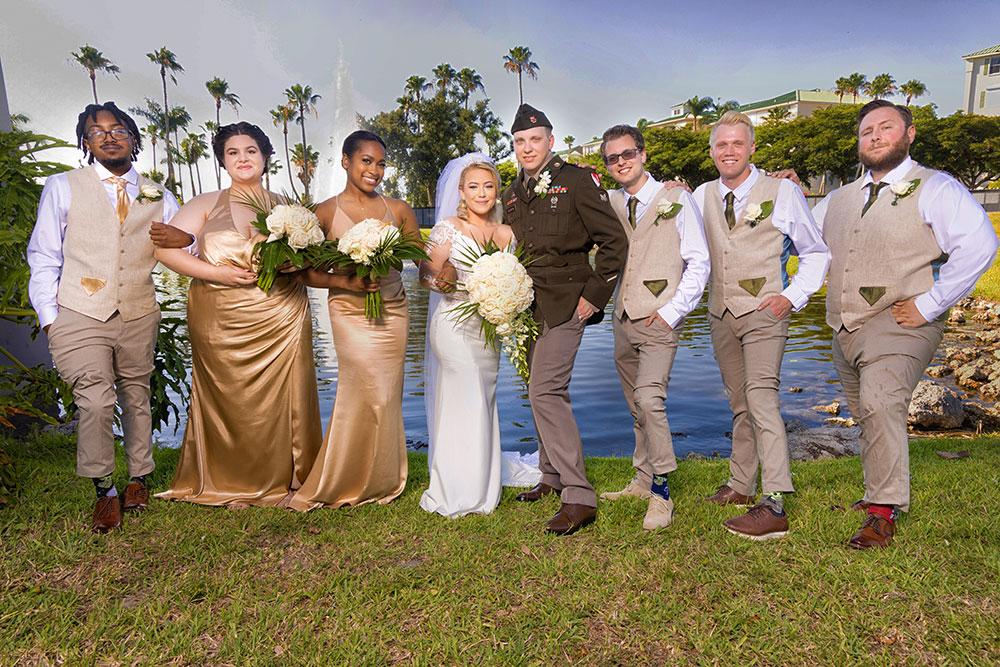 Group wedding photography SW Florida