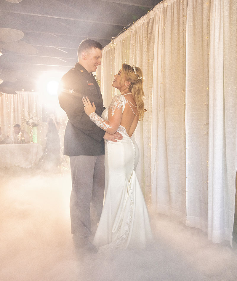 Military wedding photos in SW Florida by Chris Kovaz