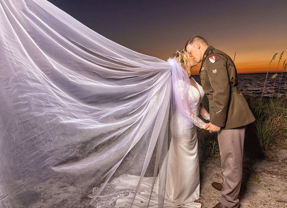 Military wedding photos by Chris Kovaz