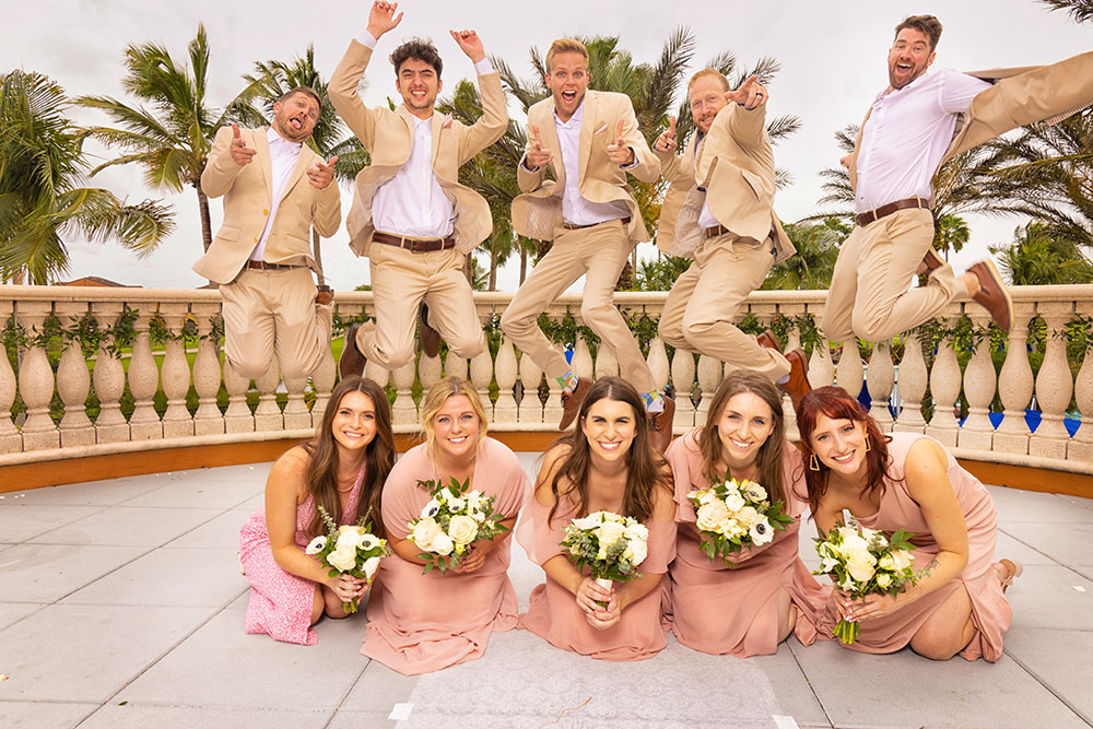 Group wedding photos in SW Florida by Chris Kovaz