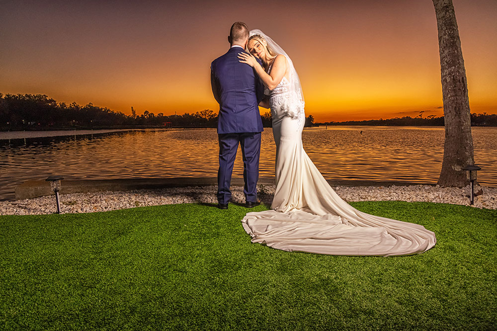 Happy wedding photographs in SW Florida