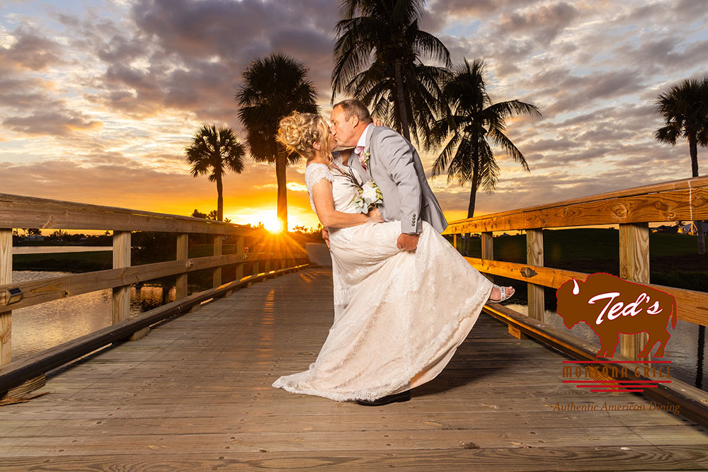 SW Florida sunset wedding photography