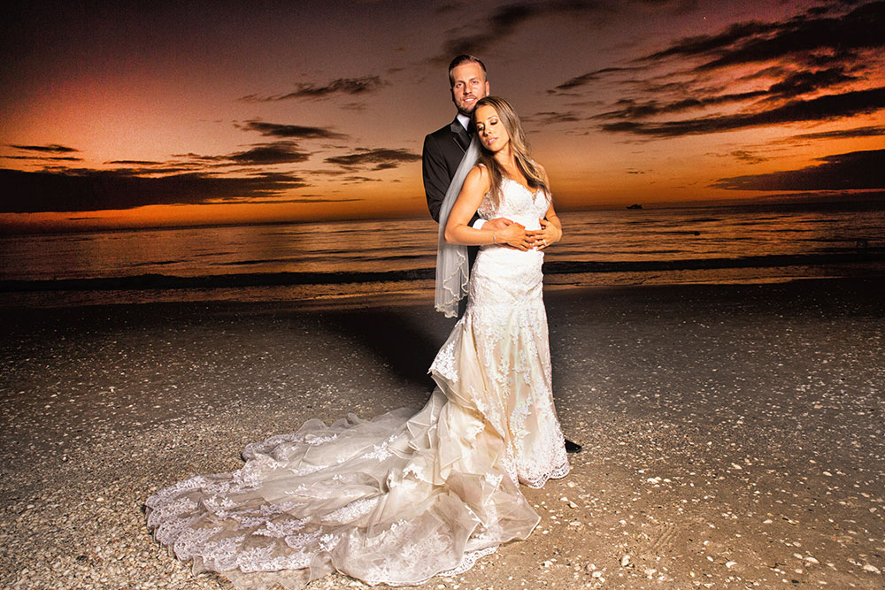 Beach wedding photography by Chris Kovaz