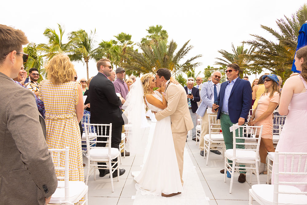 Outdoor wedding ceremony in SW Florida