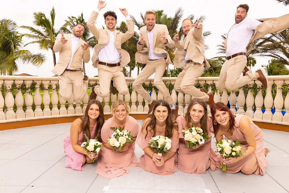 Group wedding photo in SW Florida